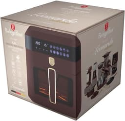 Digitale Heteluchtfriteuse - Airfryer Frituurpan - Gezond Eten Bereiden - Grote Capaciteit - 63 Liter - Bordeaux — thumbnail 5
