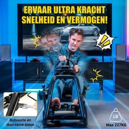 Norvia Professionele Race Simulator - Gaming Cockpit - Playseat - Racing Seat - Verstelbaar - Geschikt Voor Verschillende Merken — thumbnail 5