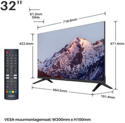 Konka Qled 32 inch (80 cm) smart tv - 720p HD — thumbnail 4