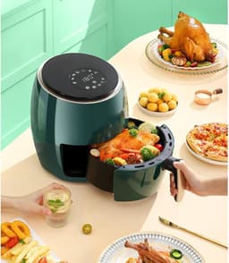Multifunctionele luchtfriteuse Luchtfriteuse, huishoudelijke oven met grote capaciteit, Allin multifunctionele automatische friteuse, frituren, 1350 W — thumbnail 5
