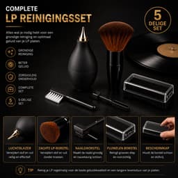 LP Schoonmaakset – Platenborstel – 5-delig – Platenreiniger – Antistatisch – Vinyl Borstel – LP reinigingset – Vinyl Reiniger – LP — thumbnail 2