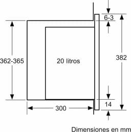 Magnetron met Grill - Oven Combimagnetron - Snel Eten Bereiden - Aqualisis Reiniging - 20 Liter - Wit — thumbnail 3