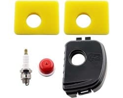 Luchtfilterkappen en luchtfilters geschikt voor Briggs & Stratton 300e, 450e en 550e series, onderdeelnummers: 595660, 594281, 799579, 5434, 4248, 09P702