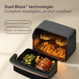 Cosori Twinfry Dual Blaze Compact - Heteluchtfriteuse Zwart 86 L 2700 W Aantal Frituurmanden: 1 — thumbnail 3
