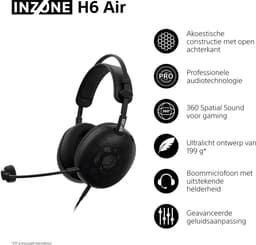 Sony INZONE H6 Air – Bedrade open-back Gaming Headset — thumbnail 3