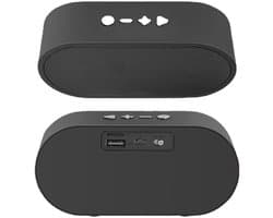 Draagbare Bluetooth-luidspreker, ondersteunt Bluetooth 5.0, inclusief TF-kaart, AUX-audiokabel en USB-flashdrive.