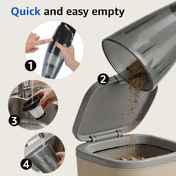 Aigostar 30ENC - 4-in-1 Steelstofzuiger - Stofzuiger Zonder zak - Hepa filter - 7 Meter Kabel - Vacuum Cleaner - 600W - Zwart — thumbnail 4