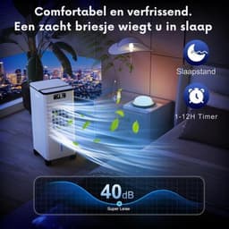 Thuys - Air Conditioner Without Exhaust Hose - Air Cooler - Air Conditioning - Cooling — thumbnail 3