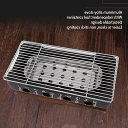 Allecto - Barbecue Stove - Japanse stijl BBQ-grill - Draagbaar en compact - Houtskool grill - Geschikt voor binnen en buiten - 36 x 18 x 13 cm — thumbnail 4