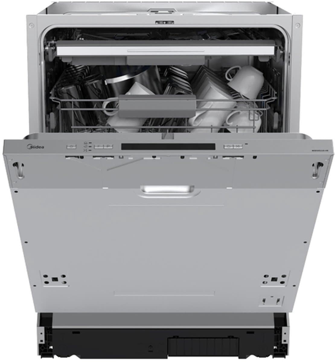 Midea MID60S220-HR - Inbouwvaatwasser - RVS - D label - 14 couverts - 44 dB - Volledig geïntegreerd - 11 l waterverbruik (per cyclus, gebaseerd op het ecoprogramma) — afbeelding 1
