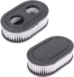 geschikt voor MTD grasmaaier zwarte ovale luchtfilters, 2-pack, BS 798452 — thumbnail 1
