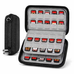 BOTC 80 Slots Game card case Geschikt voor Nintendo Switch - spel hoesje - opbergen spelletjes - opslag case - Zwart — thumbnail 1