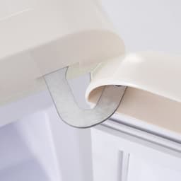 Retro Koelkast - Mini Koelvriescombinatie - Dubbeldeurs Koelkast - Vrijstaand – 72L – Klasse E – Stil 39dB - LED - Slaapkamer - 91cm - Vriesvak - Wit — thumbnail 3