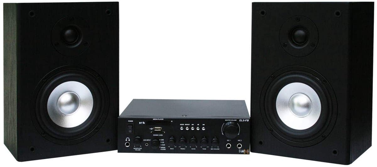 E-Lektron EL5-FB HiFi stereo-installatie met Bluetooth - 100W — afbeelding 1