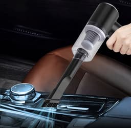 Mini Handstofzuiger Draadloos 6000Pa – Krachtige Auto Stofzuiger – Draagbare Kruimeldief – USB Oplaadbaar – Voor Auto, Huis & Kantoor — thumbnail 4