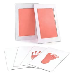 2 stuks Baby Handprint en Footprint Kit, Baby Handprint Inktpads met Clean-Touch, Inkless Print Kit Veilig Niet-giftig voor Baby Voeten en Handen, Pet Paw, Ritueel voor pasgeborenen, hand- en voetafdrukken van de baby, 6*9.5cm — thumbnail 1