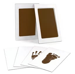 2 stuks Baby Handprint en Footprint Kit, Baby Handprint Inktpads met Clean-Touch, Inkless Print Kit Veilig Niet-giftig voor Baby Voeten en Handen, Pet Paw, Ritueel voor pasgeborenen, hand- en voetafdrukken van de baby, 6*9.5cm — thumbnail 1