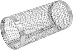 Rolbare BBQ-grillmand voor groenten - RVS - 9 cm diameter — thumbnail 4