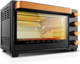 Magnetron Oven - Keukenapparaat - Snel Opwarmen - 32 Liter Capaciteit - 1500 Watt Vermogen - Groen — thumbnail 1