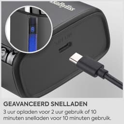 BABYLISS Super-X Metal Scheerapparaat met dubbel scheerblad Zwart — thumbnail 4
