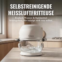 Heteluchtfriteuse - Airfryer - Gezond Frituren - Automatische Uitschakeling - 48 Liter - Wit — thumbnail 4