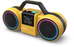 PHILIPS Moving Sound The Roller TAMS60Y/00 - Draagbare speaker, 60W RMS, Bluetooth 5.5., Auracast, USB, 24 uur afspeeltijd, IP67 waterdichtheid, kan als powerbank gebruikt worden - Geel — thumbnail 1