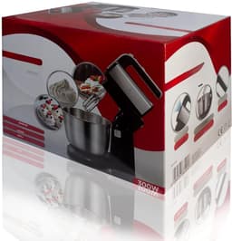 QUOVO® Mixer met mengkom - Mixer - Mixer met mengkom keukenmachine - ‎Zwart- 32cm x 23cm x 23cm; 2.59 kg — thumbnail 2