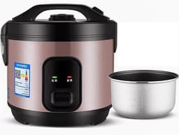 Rice Cooker, Rice Cooker (2-5L) Multifunctional Rice Cooker, Inner Pan, for Making Rice & Steam Healthy Food & Vegetables (5L) — thumbnail 1