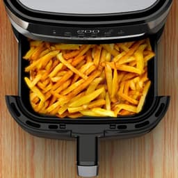 Heteluchtfriteuse Grill - Gezond Koken - Veelzijdig Koken - Kijkvenster - 45 Liter - Zwart — thumbnail 2