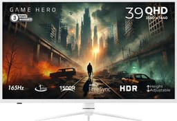 GAME HERO® 39 inch QHD VA Curved Gaming Monitor - 165Hz - 1ms — thumbnail 1