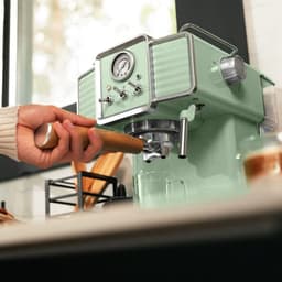 White-Label® Espressomachine - Koffiezetapparaat - Koffiemachines - Groen — thumbnail 2