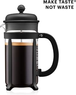 Bodum | Java French Press Cafetière | Kunststof | 8 kops | Zwart | 1L — thumbnail 2