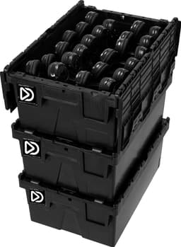 Dolly Digital© Original Silent Disco draadloze koptelefoons voor groepen. PRO BOX 25 oplaadbare headsets + Bluetooth zender T80Pro | Dolly Digital© — thumbnail 4