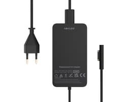 Ninzer Oplader 65W - 15V - Geschikt voor Microsoft Surface Pro/Laptop Go/Book en Go - AC Adapter Charger - Met USB-poort