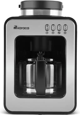 Karaca Grindmaestro - Filterkoffiezetapparaat met Ingebouwde Molen - 0,5L - 600W - Inox — thumbnail 1
