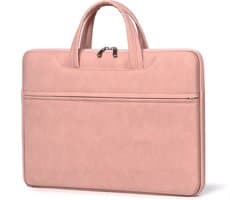 Laptop Schoudertas 15 15.6 16 Inch - Lilly Laptop Sleeve - Laptop Schoudertas - Roze