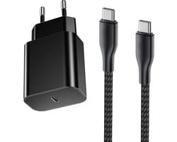 Snellader geschikt voor iPhone 15, 16 Pro Max - Oplader Set - 1 Meter