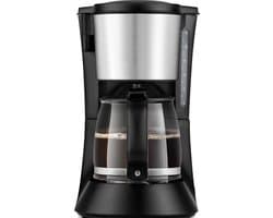 White-label® Koffiezetapparaat met Thermoskan - Koffiemachines - Zwart en Zilver