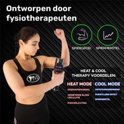 FYSIO MASSAGE GUN PRO - Sport en Relax Massage - Professioneel - Warm & Koud functionaliteit - Inclusief 7 opzetstukken - 30 massagemodus — thumbnail 2