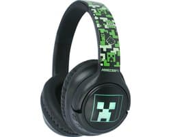 Minecraft - draadloze koptelefoon - led lights design - over-ear model - microfoon - 50 uur speeltijd