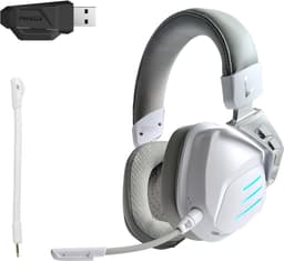 Phreeze GHW3 Gaming Headset met Microfoon - Bluetooth + 2.4Ghz USB C + USB A Dongle - Draadloos - RGB - 7.1 3D Surround Sound - Ultra Low Latency - Geschikt voor PS5, PS4, Nintendo Switch, PC Game Headsets PS5 — thumbnail 1
