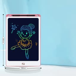 Tekentablet - Uitwisbaar tekenbord voor kinderen - Leren tekenen - Roze schrijfbord- LCD Wisbord - Educatief speelgoed - Jongen / Meisje - Kinderspeelgoed - 3 jaar / 4 jaar / 5 jaar / 6 jaar / 7 jaar / 8 jaar — thumbnail 2