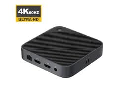 M-TECK - USB C Dual HDMI Docking Station - HDMI Splitter - 100W opladen van laptop - 3 x USB A - Ethernet Poorten - SD/MicroSD + Aansluiting voor Microfoon en speaker