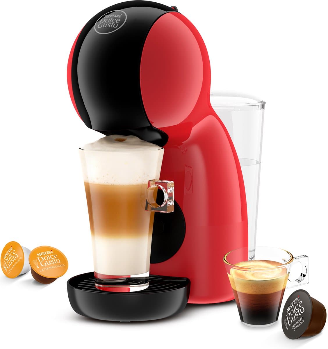 Krups NESCAFÉ Dolce Gusto Piccolo XS KP1A3510 - Koffiecupmachine - Rood - Compact - 15 Bar Druk — afbeelding 1