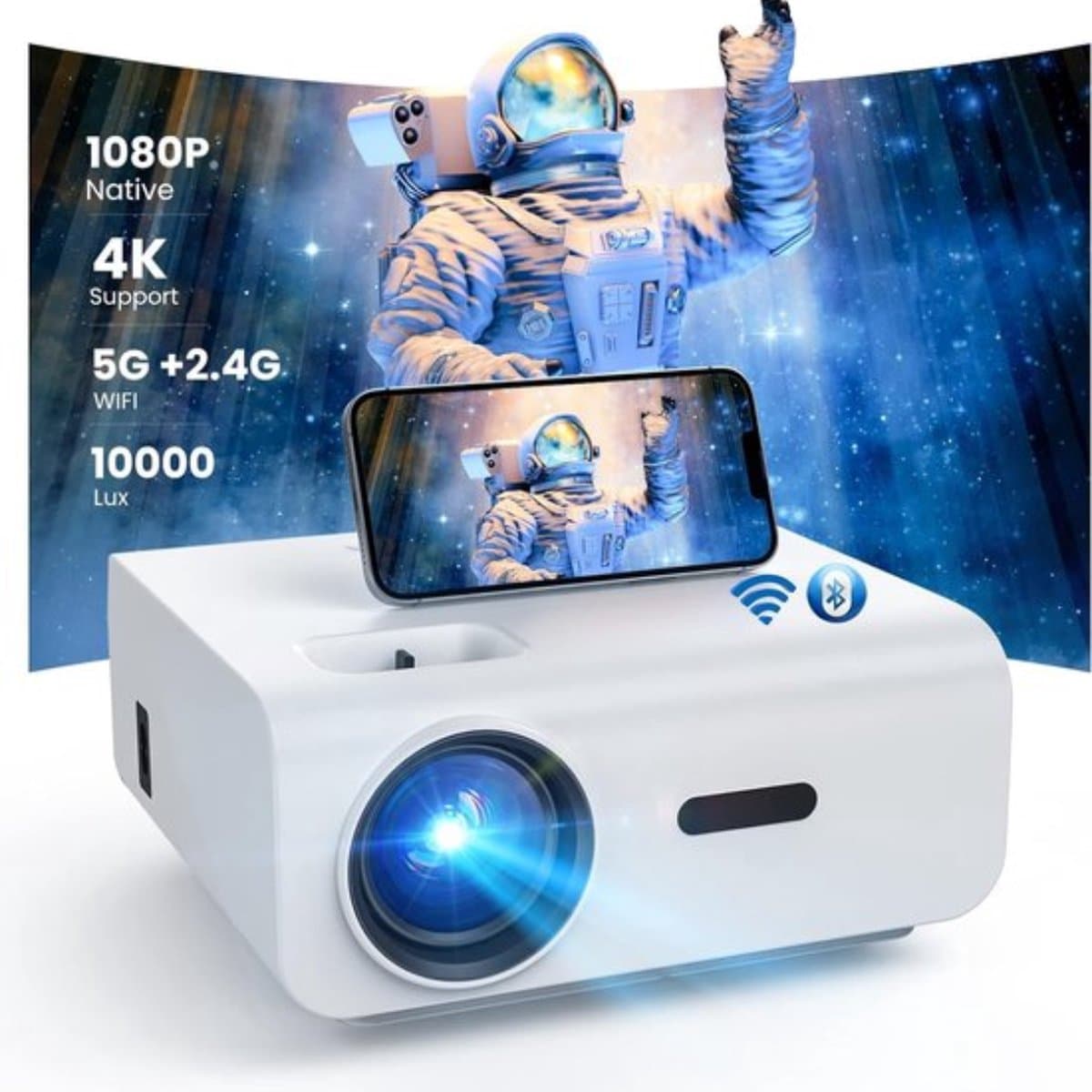 Mini Beamer - Projector - Home Theater - Beamer - Mini Projector - Cinema Beamer — afbeelding 1