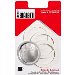 3 afdichtingen + 1 filter voor Bialetti 3-4 tz koffiezetapparaten — thumbnail 5