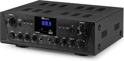 Geluidsinstallatie - Power Dynamics horeca geluidsinstallatie met Bluetooth en mp3 speler en 4 weerbestendige speakers - Zwart — thumbnail 3