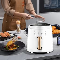 MensStore Digitale Airfryer - Hete Luchtfriteuse - Airfryer XXL - 8 Liter Inhoud - 6 Automatische Programma's - Digitaal Display - — thumbnail 5