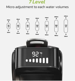 Dropon 6 in 1 Espressomachine - Capsule Koffiemachine - Cappuccino Dolce Gusto - Koffiecup machine - Dolce Gusto Apparaten- zwart — thumbnail 4