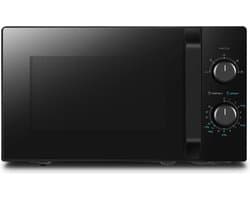 Intelectro Magnetron - De Multifunctionele Magnetron voor een Complete Kookervaring - Compacte en Veelzijdige Moderne 1000W Magnetron - Grill- en Aanvullende Functies - 1000W - Zwart - Levering Sneller dan Aangegeven!